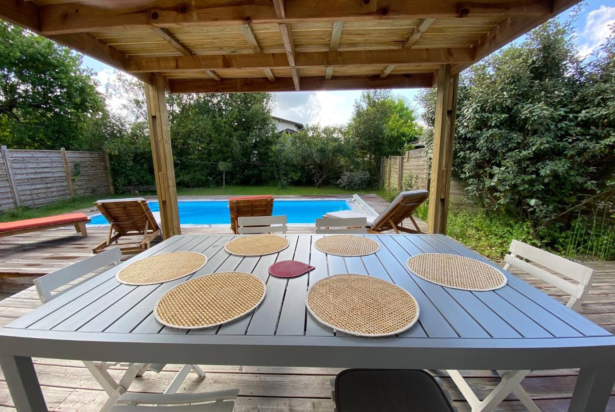 Maison Des Lauriers A Andernos Luaran gambar